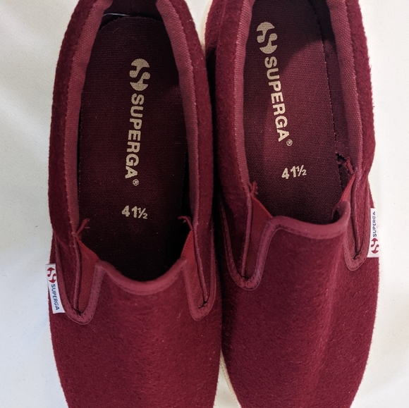 Superga Wool Blend Platforn Slip on Sneakers - Picture 4 of 10